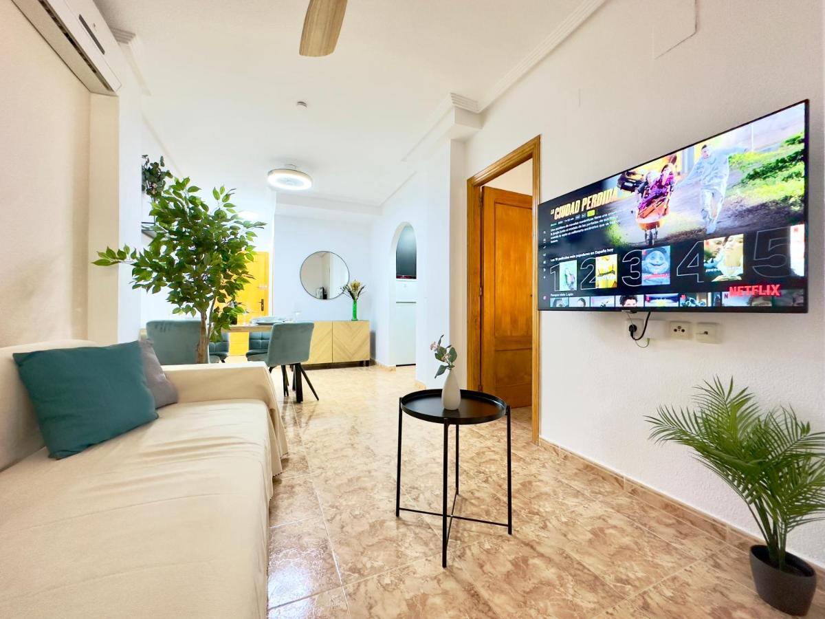 Playa Del Cura, 2 Min Zum Strand, Zentral, Kostenlos Parken Torrevieja Ngoại thất bức ảnh
