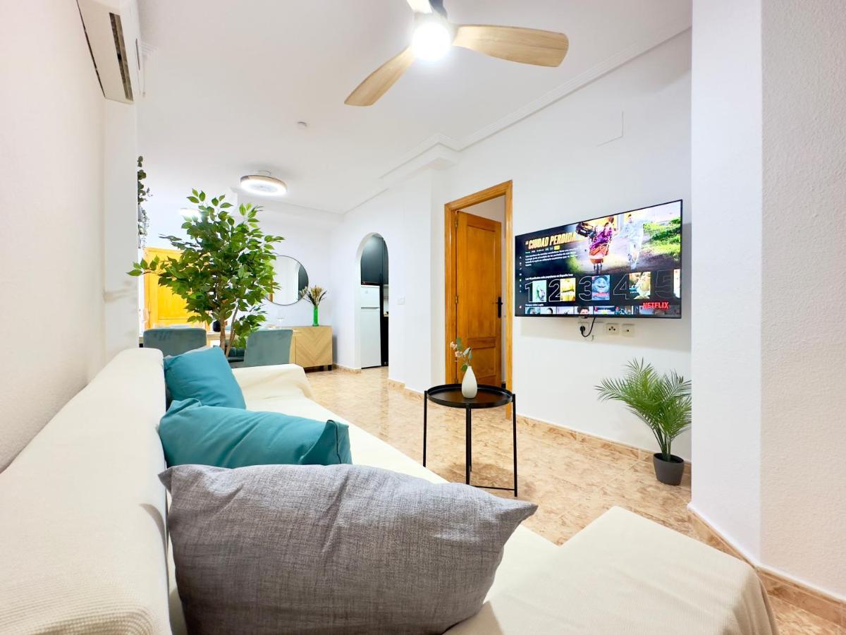 Playa Del Cura, 2 Min Zum Strand, Zentral, Kostenlos Parken Torrevieja Ngoại thất bức ảnh